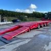 low loader with ramps down
