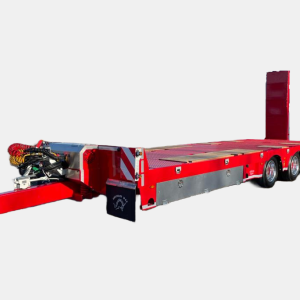 red low loader a&w