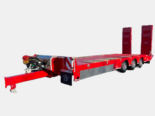 red low loader a&w